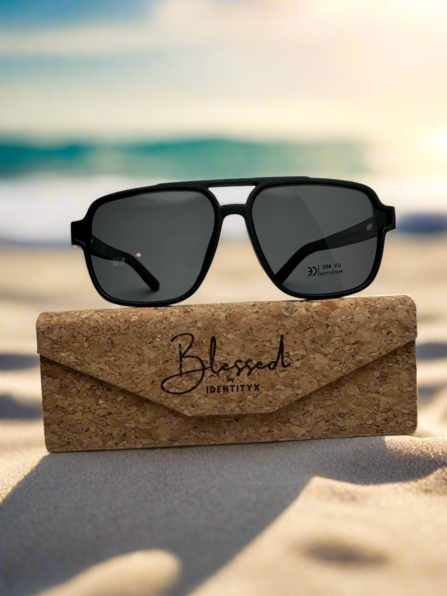 Blessed Aviator Sunglasses (Noir)