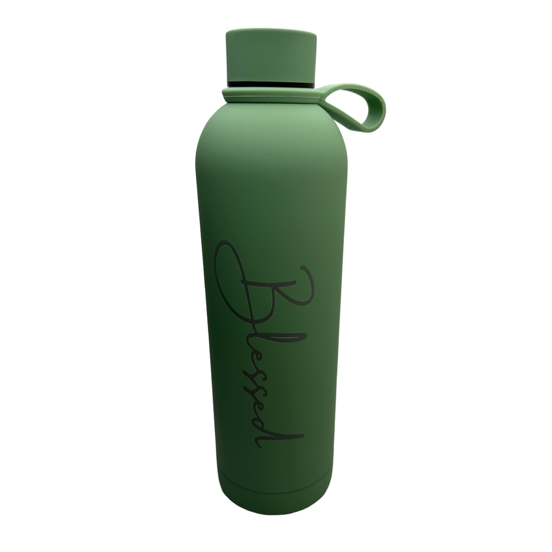 Blessed Thermos Bottle - Turquoise