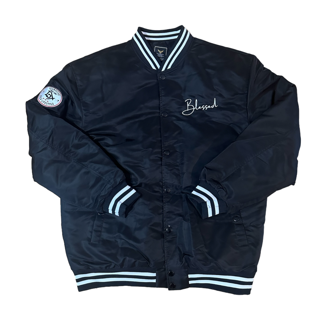 Bomber Jacket - BLESSED - Black