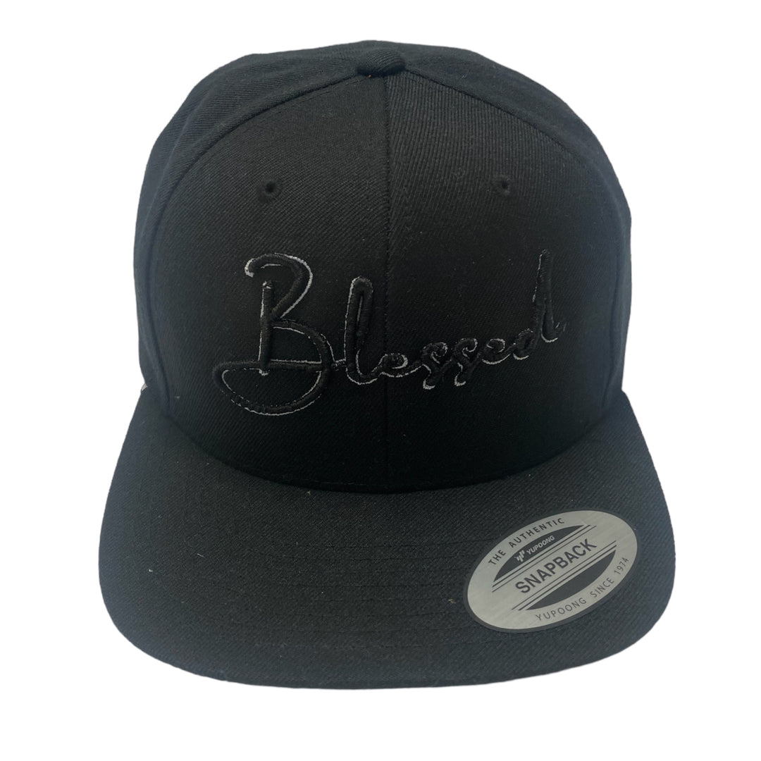 Blessed Snapback Cap - Black